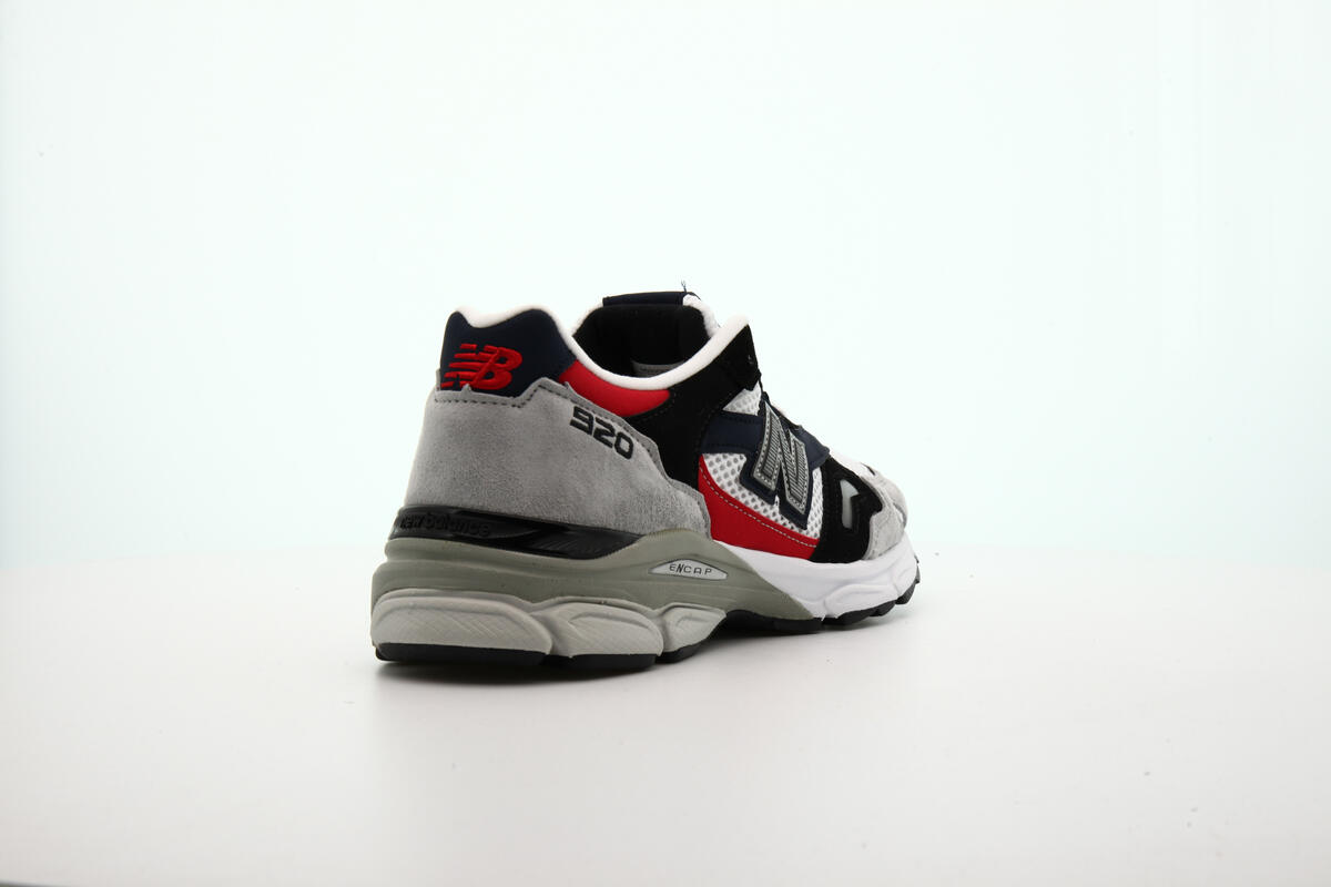 New Balance M920GKR  'Made in England' (Grau / Schwarz / Rot) - Image 22