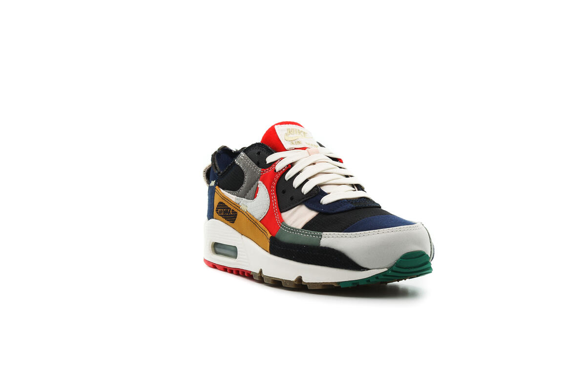 Nike Womens Air Max 90 QS Shoes 'College Navy' - Image 19