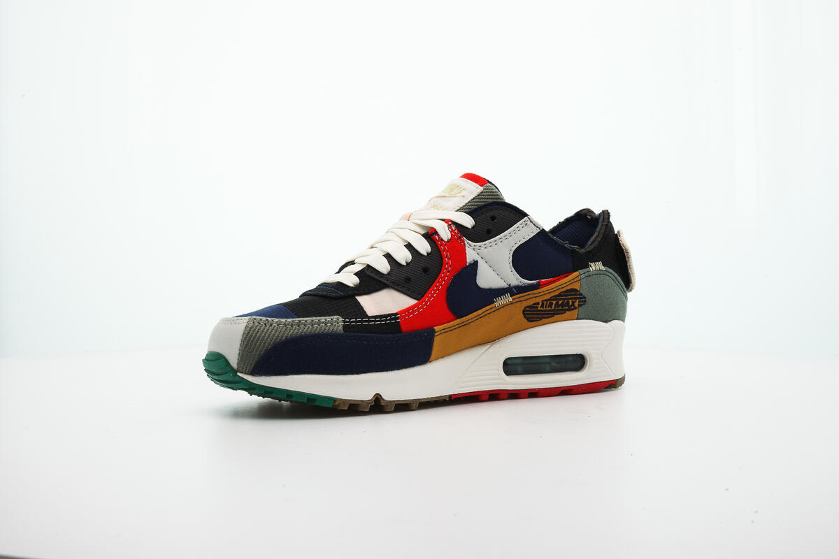 Nike Womens Air Max 90 QS Shoes 'College Navy' - Image 22