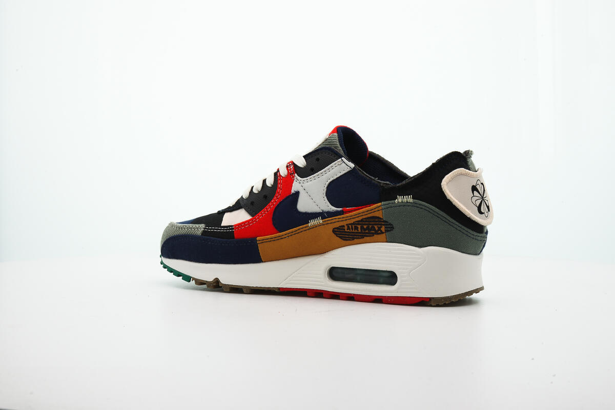 Nike Womens Air Max 90 QS Shoes 'College Navy' - Image 24