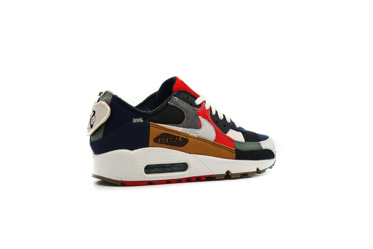 Nike Womens Air Max 90 QS Shoes 'College Navy' - Image 28
