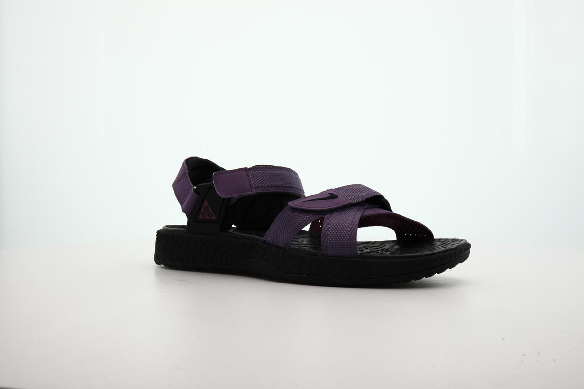 Nike ACG Mens Air Deschutz Sandals 'Amethyst Smoke/Black' - Image 3