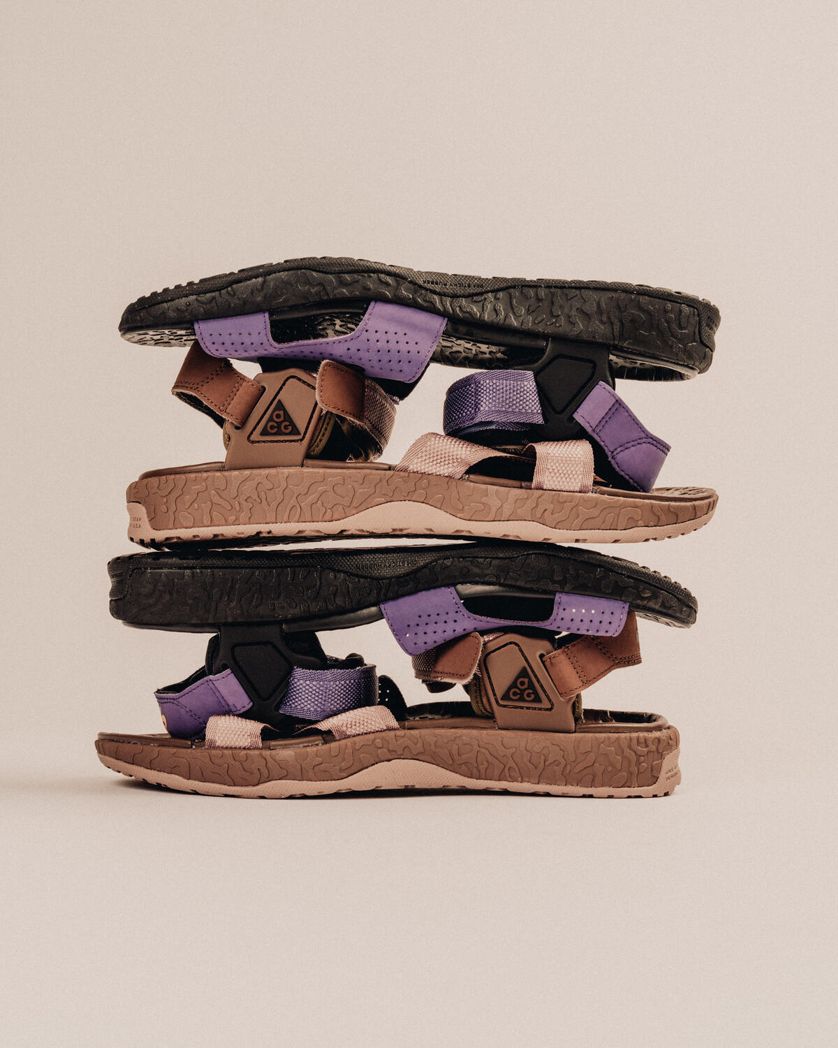 Nike ACG Mens Air Deschutz Sandals 'Amethyst Smoke/Black' - Image 14