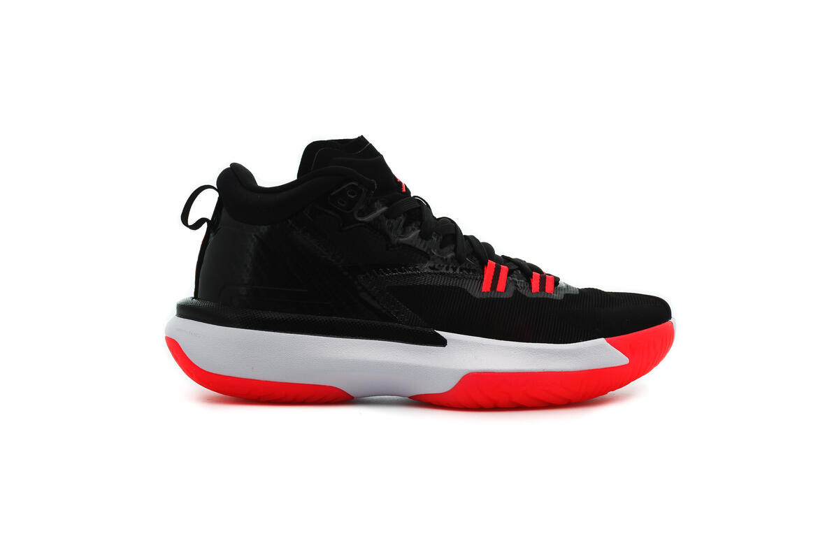 Jordan Zion 1 Black / Bright Crimson - White - Image 10
