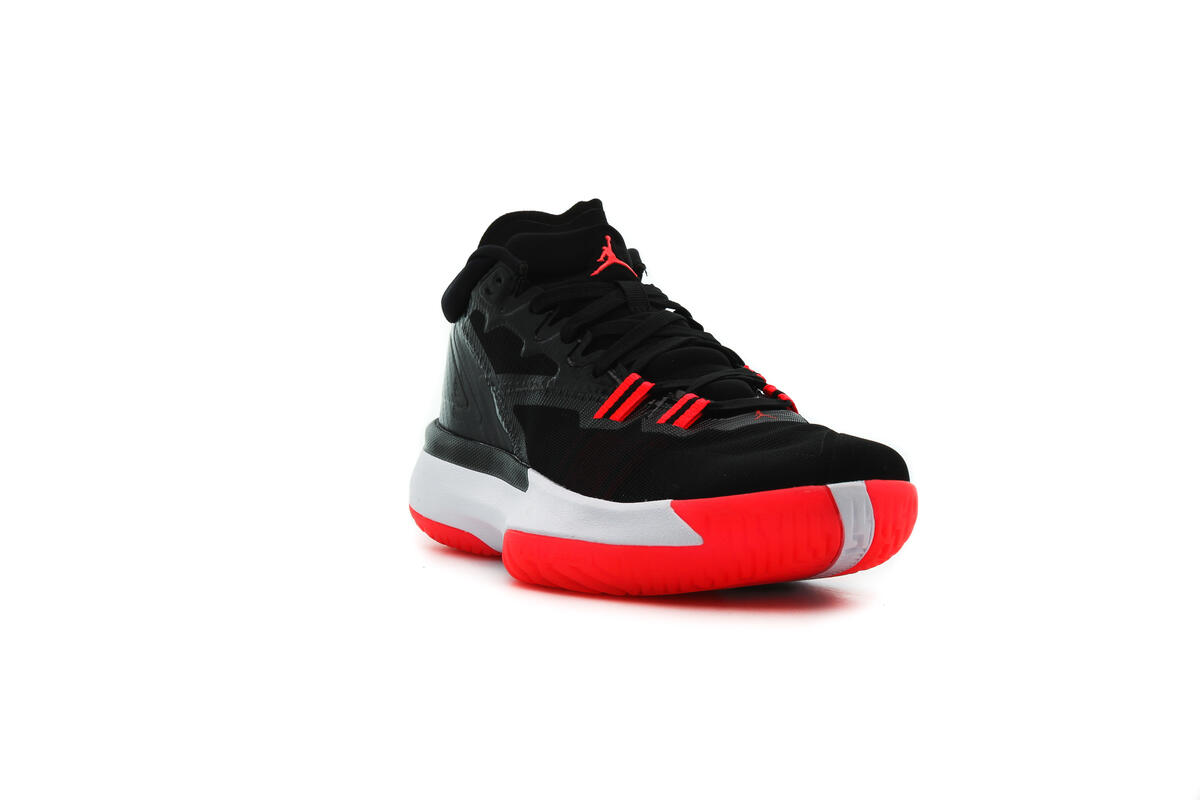 Jordan Zion 1 Black / Bright Crimson - White - Image 12
