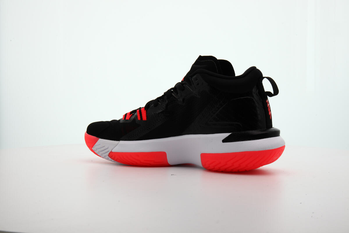 Jordan Zion 1 Black / Bright Crimson - White - Image 17