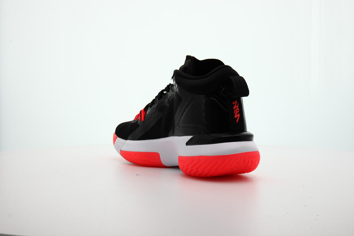 Jordan Zion 1 Black / Bright Crimson - White - Image 18