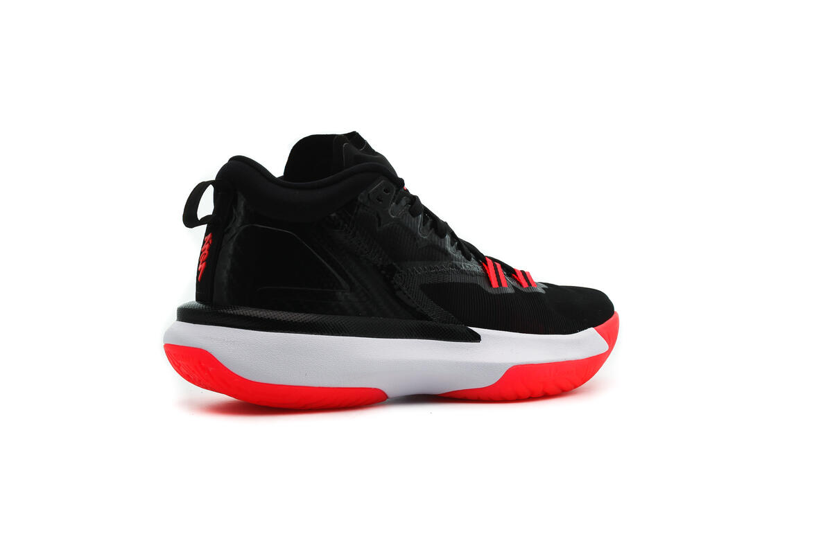Jordan Zion 1 Black / Bright Crimson - White - Image 21