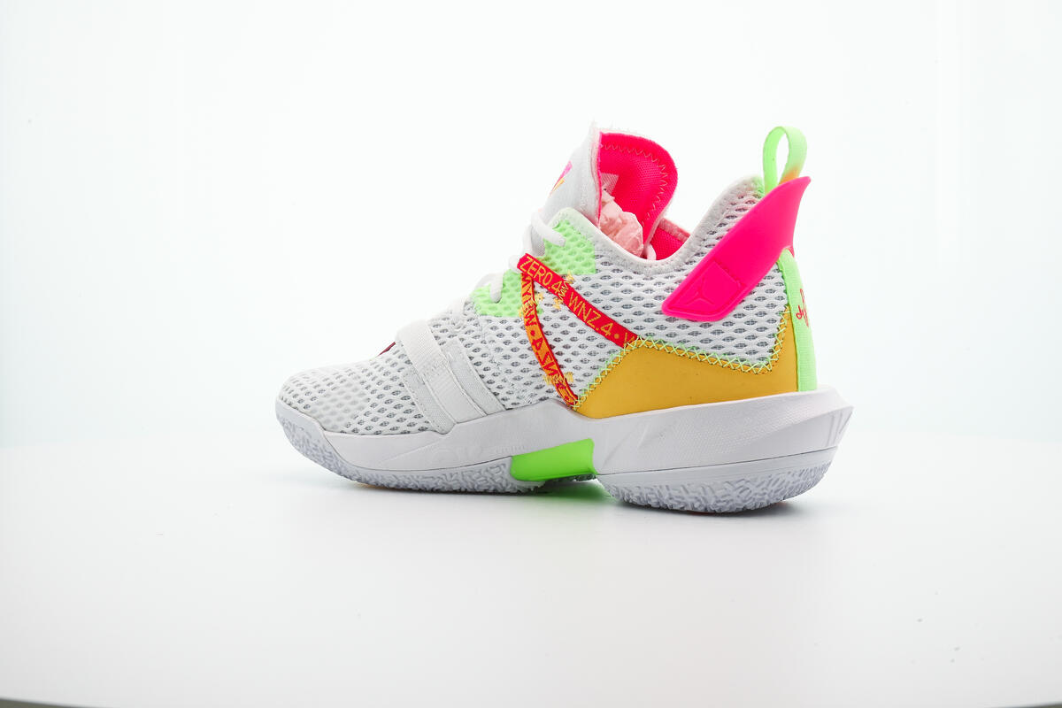 Jordan 'Why Not?' Zero.4 'White / Citron Pulse' - Image 9