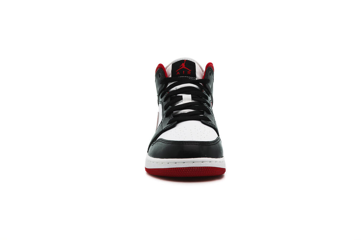 Air Jordan 1 Mid 'Gym Red Black White' (GS) - Image 11