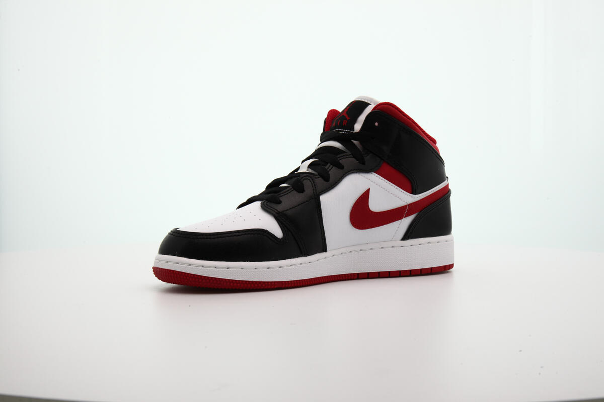 Air Jordan 1 Mid 'Gym Red Black White' (GS) - Image 13