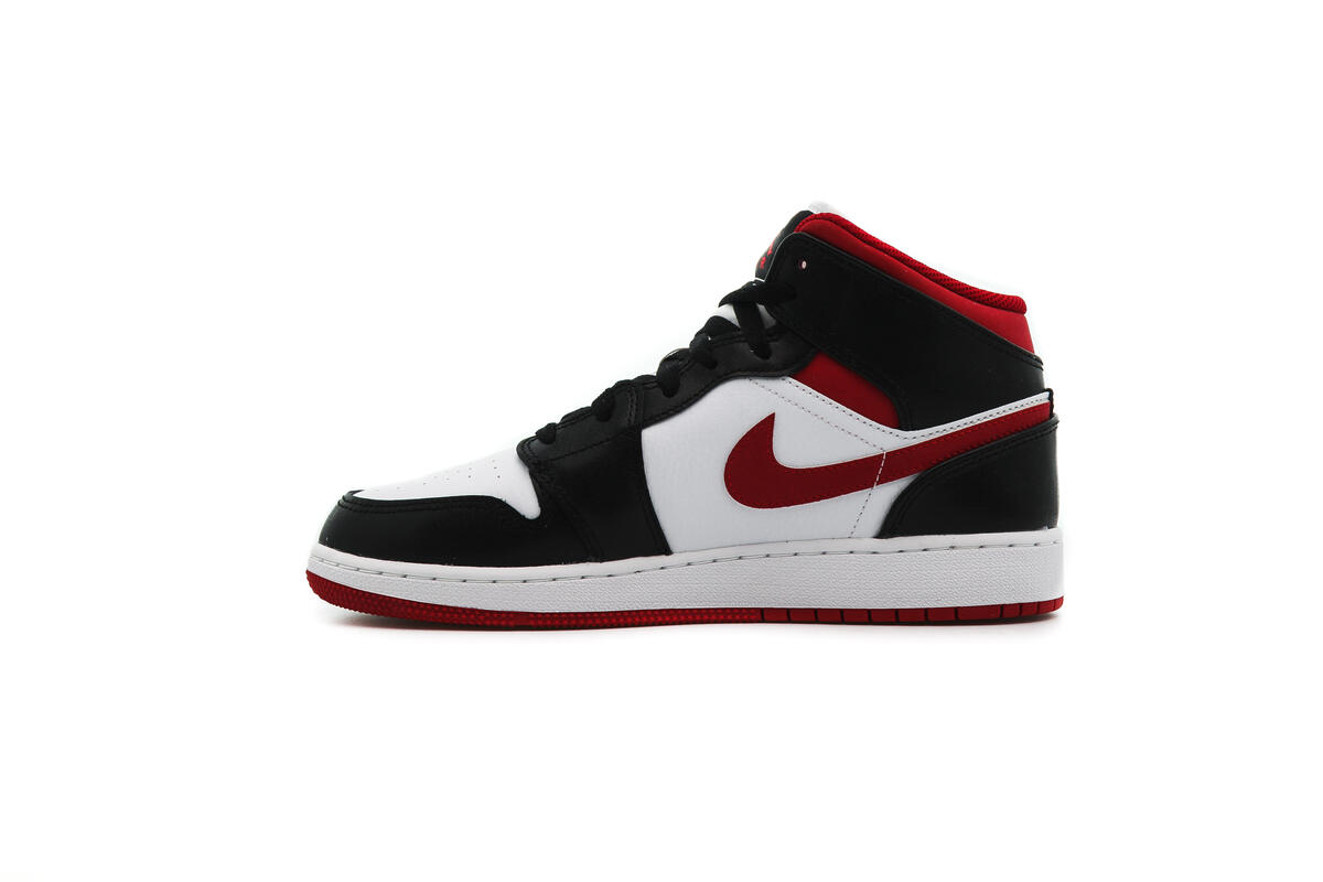 Air Jordan 1 Mid 'Gym Red Black White' (GS) - Image 14