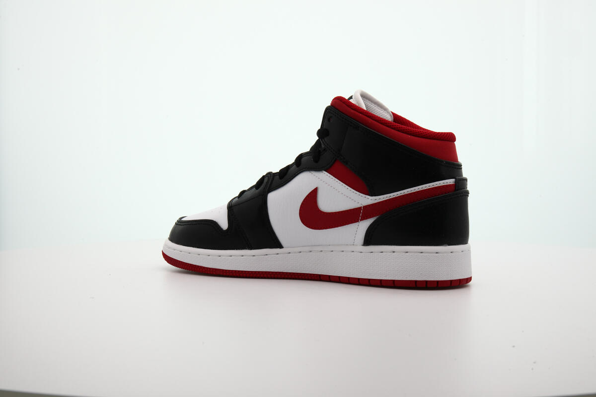 Air Jordan 1 Mid 'Gym Red Black White' (GS) - Image 15