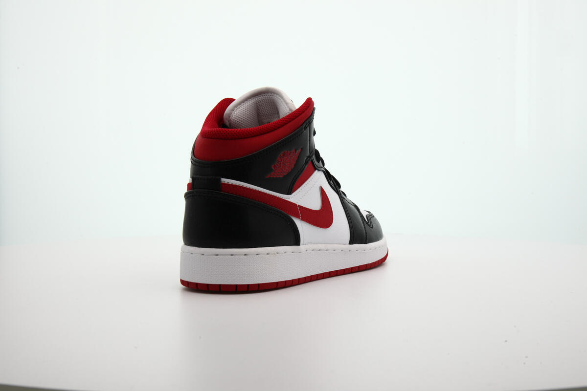 Air Jordan 1 Mid 'Gym Red Black White' (GS) - Image 18