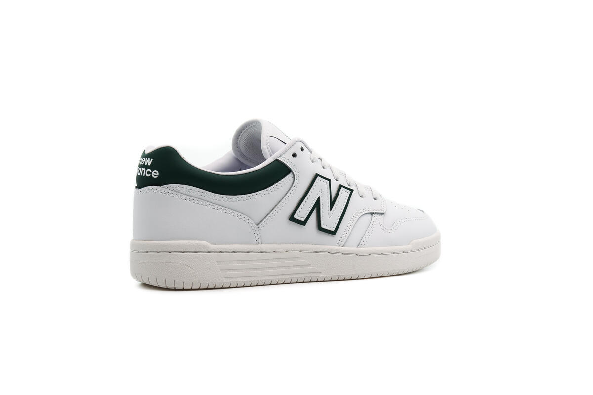New Balance BB480 LGT (Weiß / Grün) - Image 15