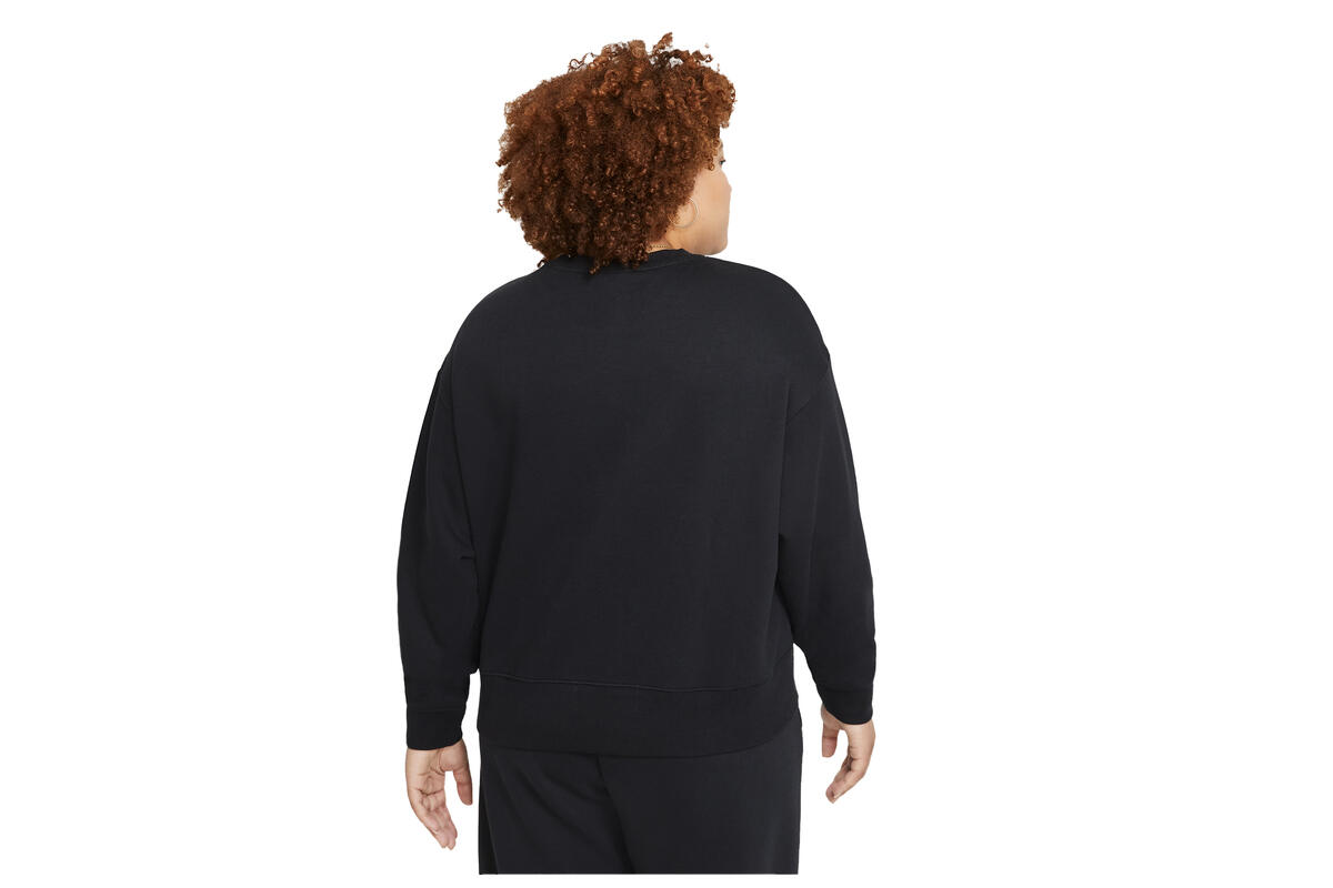Women's NSW Cropped Crewneck - Black - Image 3