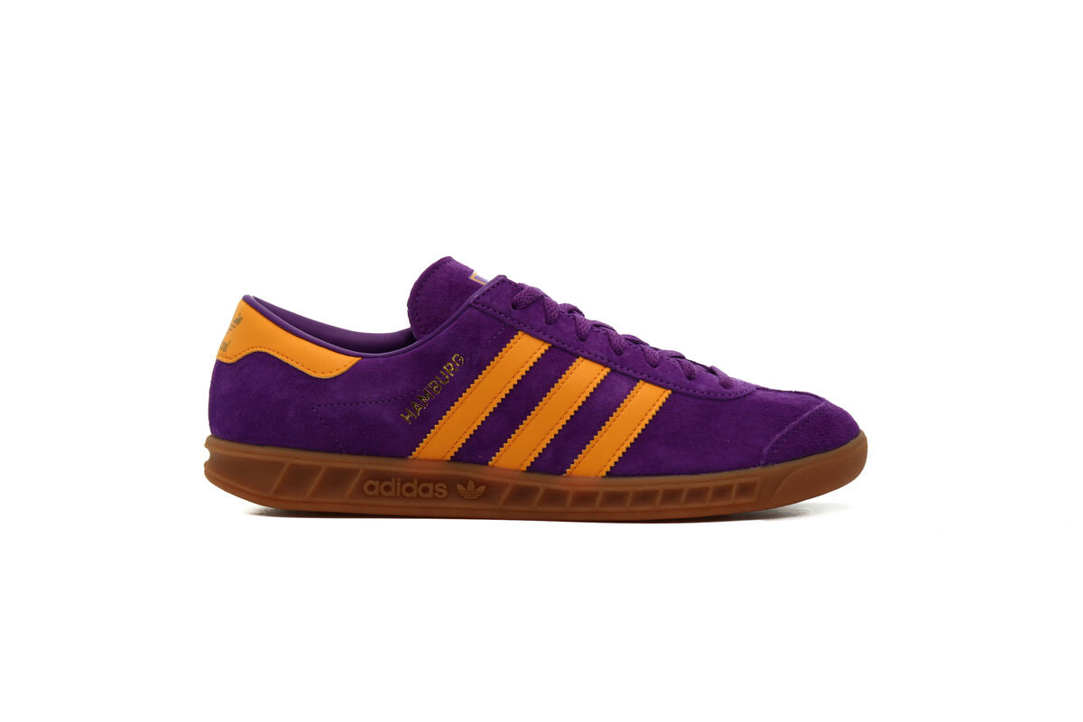 Adidas Originals Hamburg W - Active Purple / Solar Red / Gold - Image 2