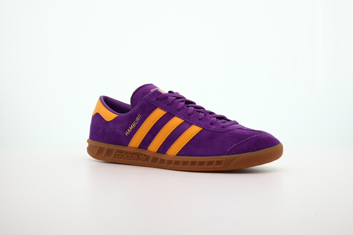 Adidas Originals Hamburg W - Active Purple / Solar Red / Gold - Image 3