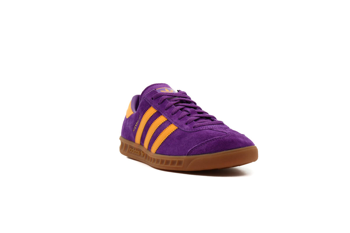 Adidas Originals Hamburg W - Active Purple / Solar Red / Gold - Image 4