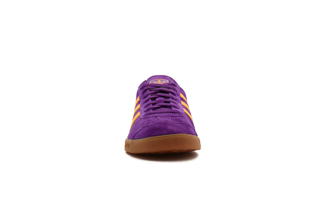 Adidas Originals Hamburg W - Active Purple / Solar Red / Gold - Image 5