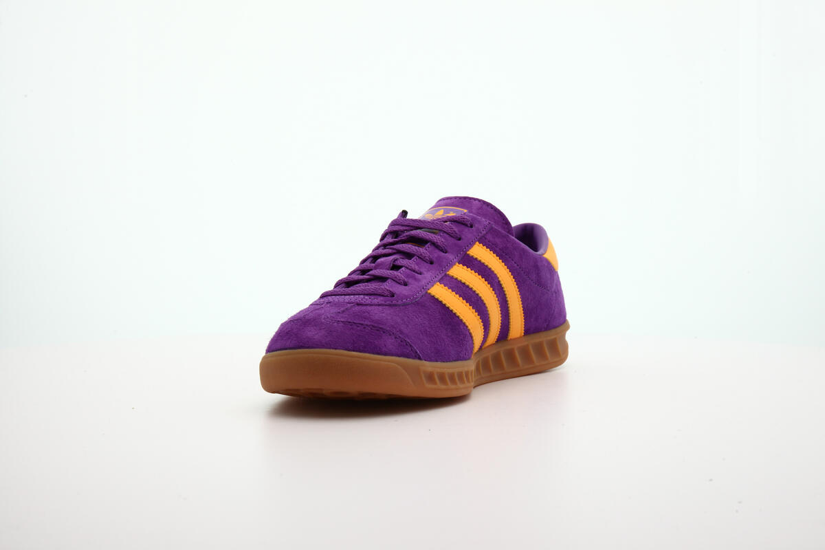 Adidas Originals Hamburg W - Active Purple / Solar Red / Gold - Image 6