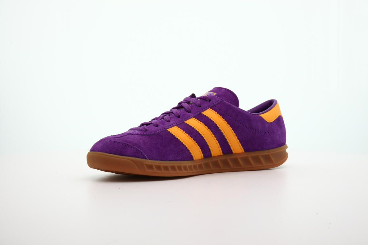Adidas Originals Hamburg W - Active Purple / Solar Red / Gold - Image 7