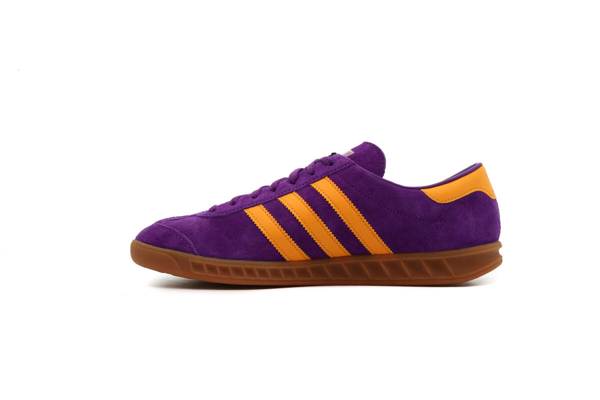 Adidas Originals Hamburg W - Active Purple / Solar Red / Gold - Image 8