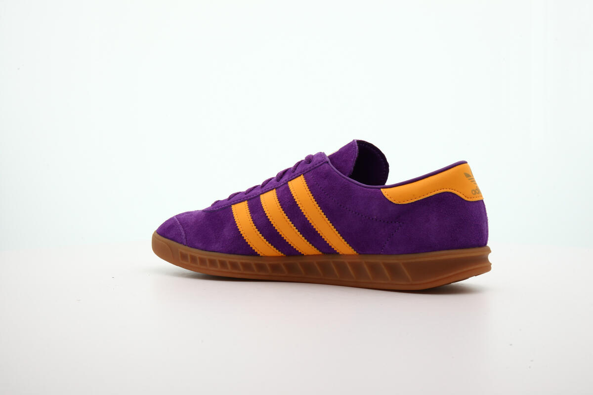 Adidas Originals Hamburg W - Active Purple / Solar Red / Gold - Image 9