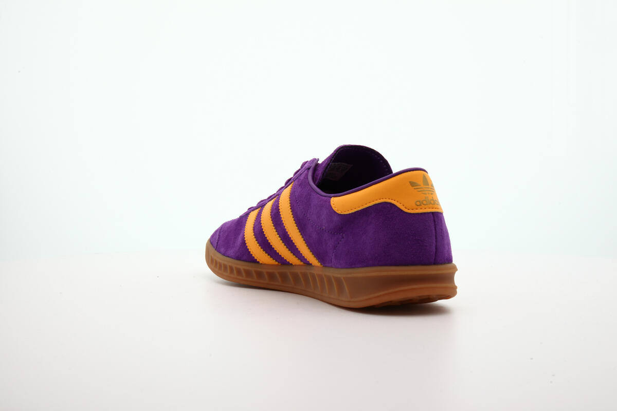 Adidas Originals Hamburg W - Active Purple / Solar Red / Gold - Image 10