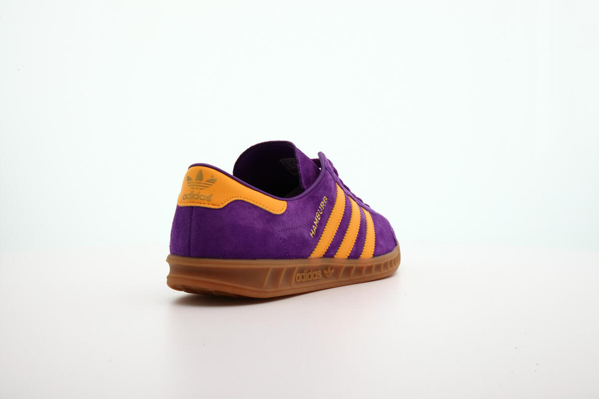Adidas Originals Hamburg W - Active Purple / Solar Red / Gold - Image 12