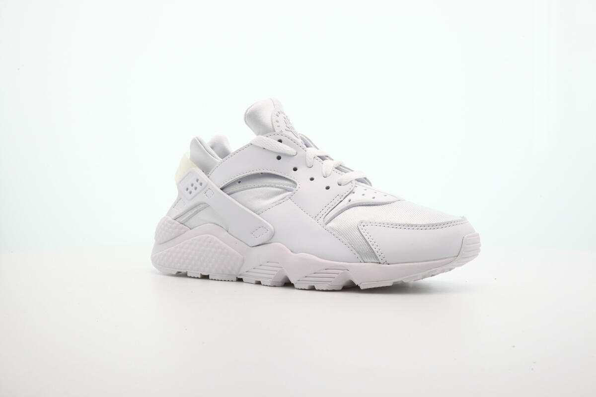 NIKE AIR HUARACHE "TRIPLE WHITE" WHITE/PURE PLATINUM - Image 3