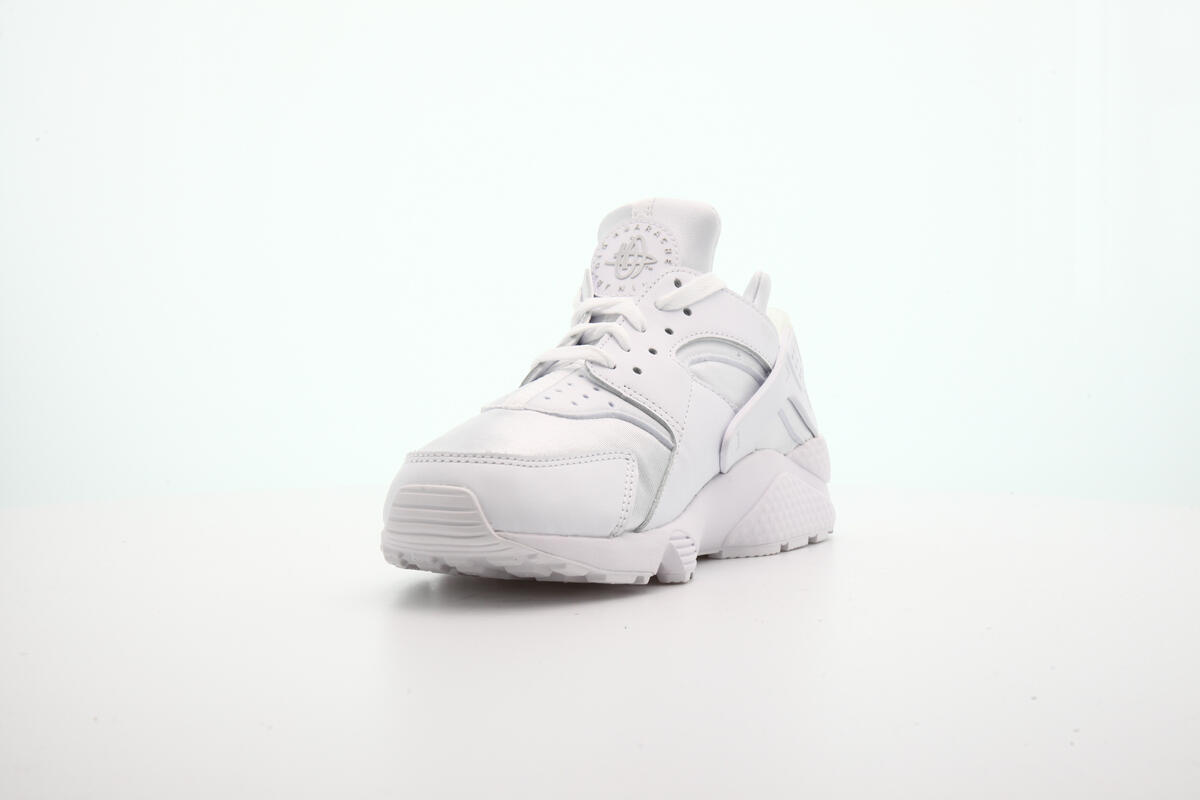 NIKE AIR HUARACHE "TRIPLE WHITE" WHITE/PURE PLATINUM - Image 6