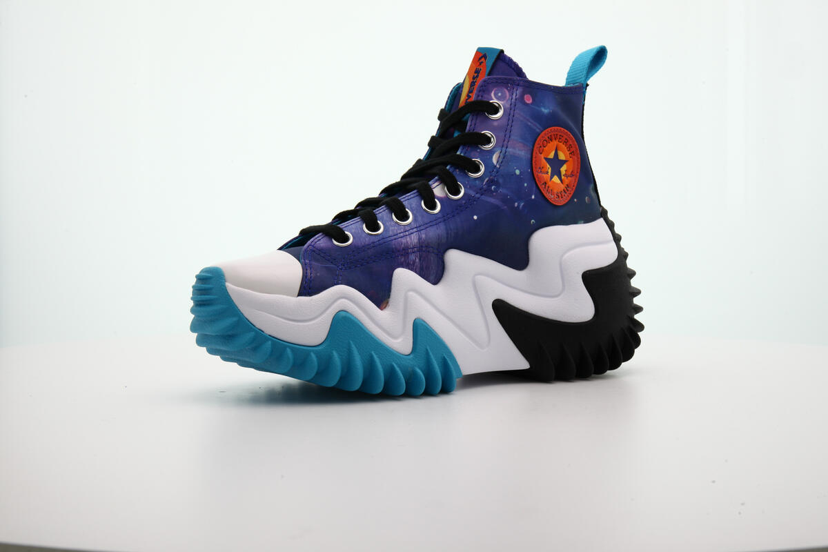 Converse x Space Jam Run Star Mens Run Star Motion HI Shoes 'Concord/White/Black' - Image 7