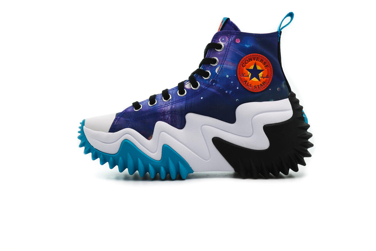 Converse x Space Jam Run Star Mens Run Star Motion HI Shoes 'Concord/White/Black' - Image 8