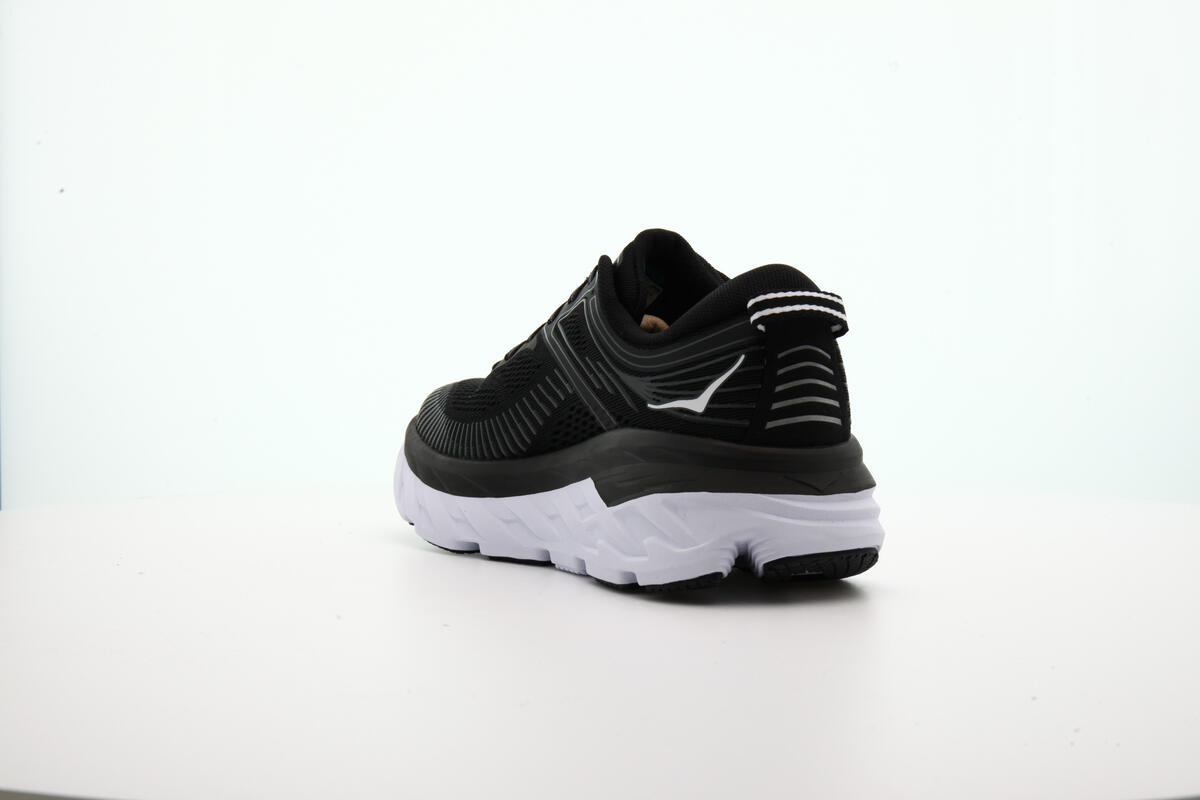 Hoka One Bondi 7 Black/RoseCream Women 1110519-Bckrs - Image 22