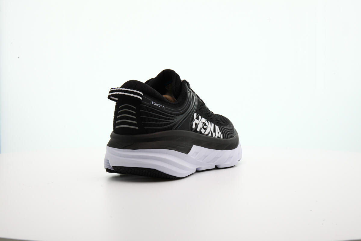 Hoka One Bondi 7 Black/RoseCream Women 1110519-Bckrs - Image 24