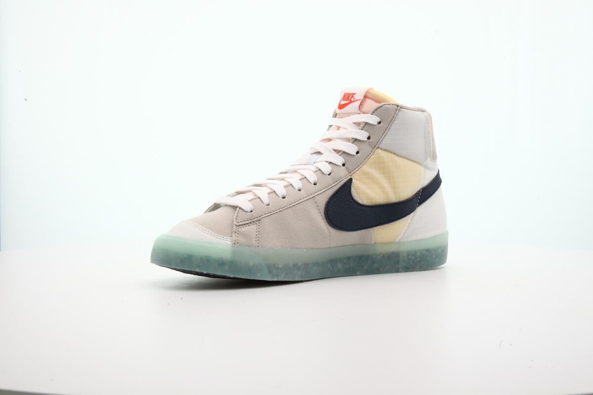 Nike Blazer Mid '77 Cream II / Armory Navy - Orange - Glacier Ice - Image 16