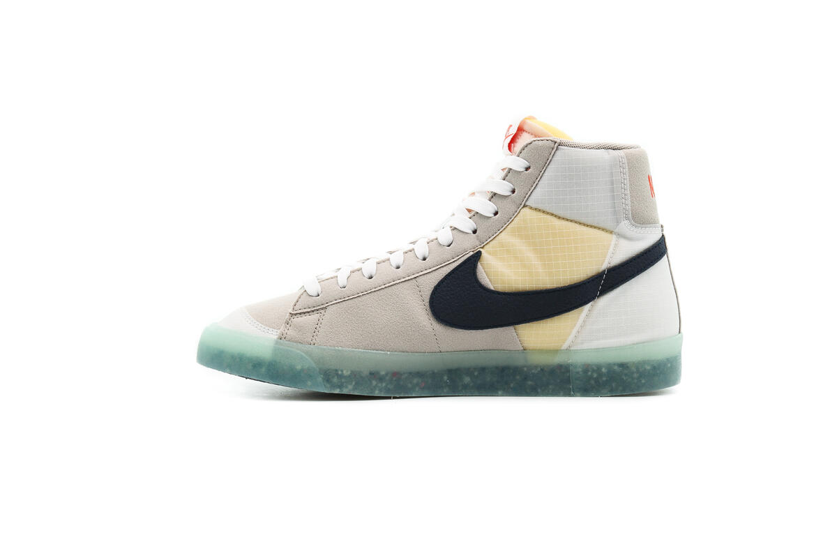 Nike Blazer Mid '77 Cream II / Armory Navy - Orange - Glacier Ice - Image 17