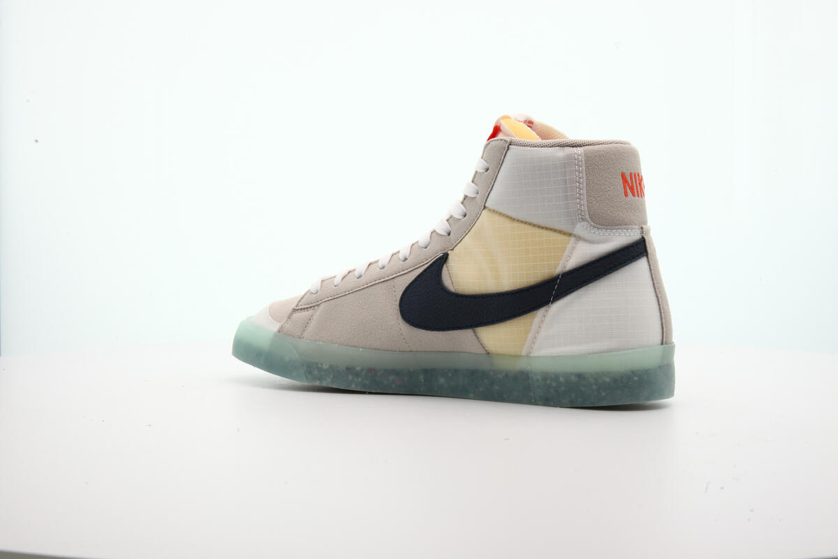 Nike Blazer Mid '77 Cream II / Armory Navy - Orange - Glacier Ice - Image 18