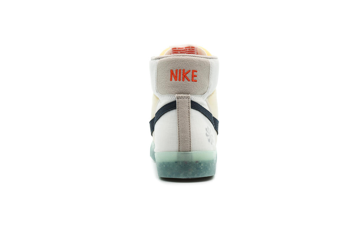 Nike Blazer Mid '77 Cream II / Armory Navy - Orange - Glacier Ice - Image 20
