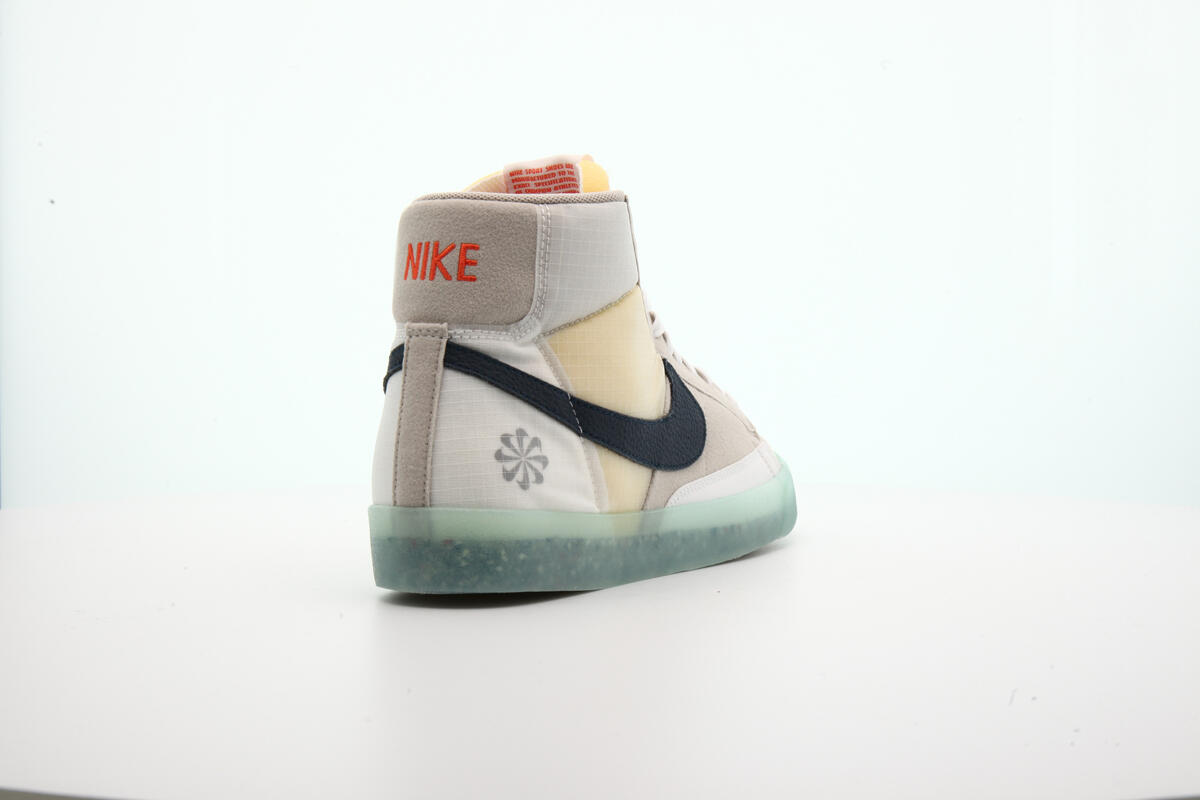 Nike Blazer Mid '77 Cream II / Armory Navy - Orange - Glacier Ice - Image 21