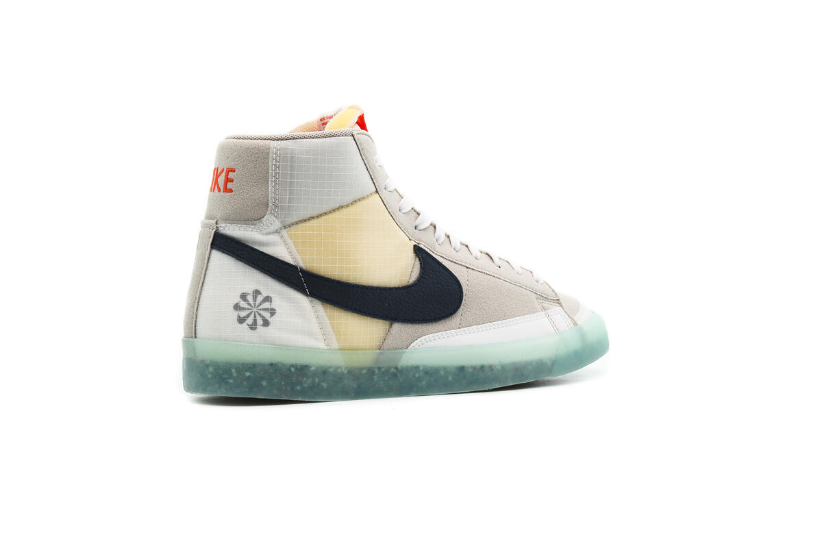 Nike Blazer Mid '77 Cream II / Armory Navy - Orange - Glacier Ice - Image 22