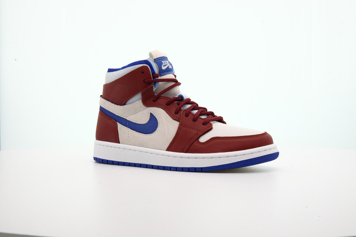 jordan 1 zoom cmft trainers sail redstone hyper royal white