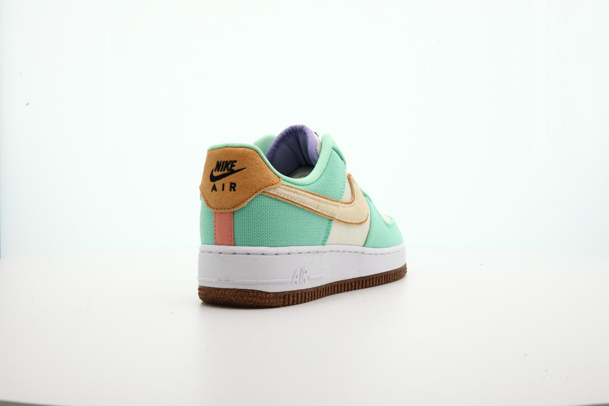  Nike Women's Air Force 1 Low '07 Limited Edition Pineapple,  Green Glow/Coconut Milk/Metall, 6.5