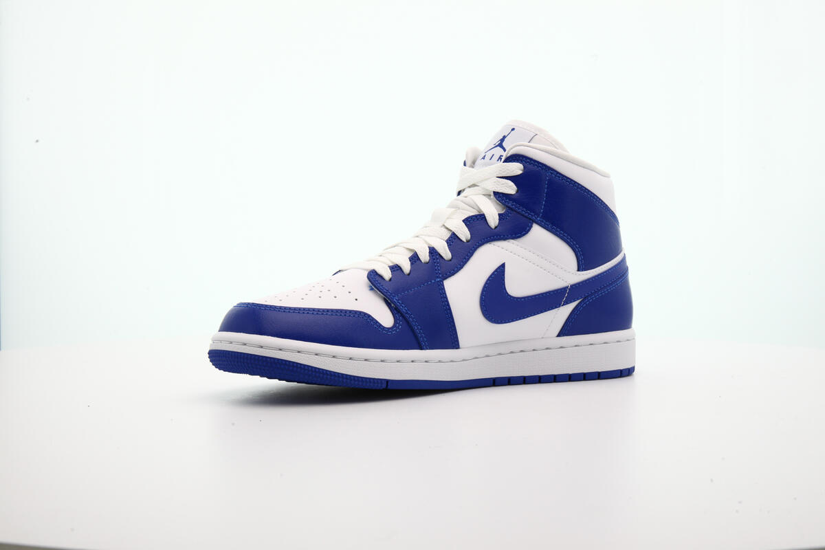 Air Jordan 1 Mid 'White/Hyper Royal' (Women's) - Image 19