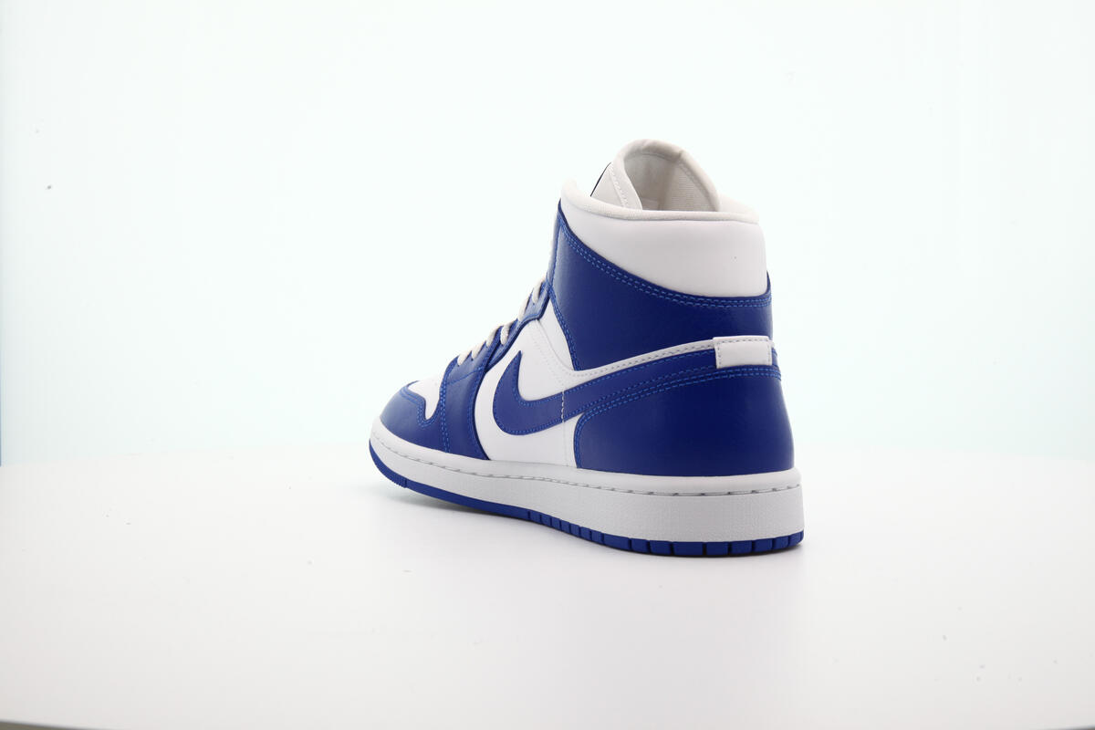 Air Jordan 1 Mid 'White/Hyper Royal' (Women's) - Image 22
