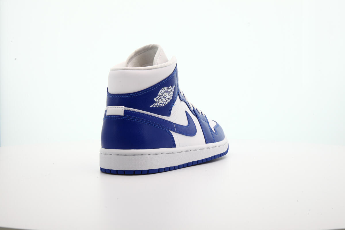 Air Jordan 1 Mid 'White/Hyper Royal' (Women's) - Image 24