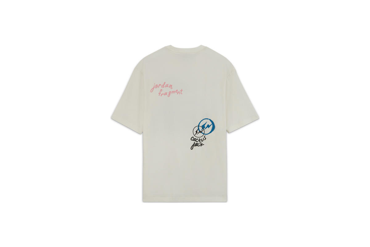 Jordan x Travis Scott x Fragment Tee - Sail - Image 5