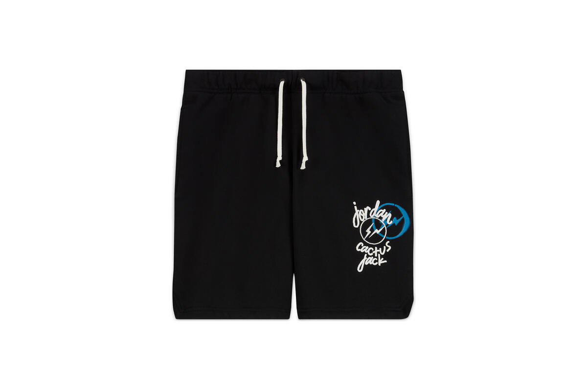 Air Jordan x Travis Scott x Fragment Shorts 'Black' - Image 4