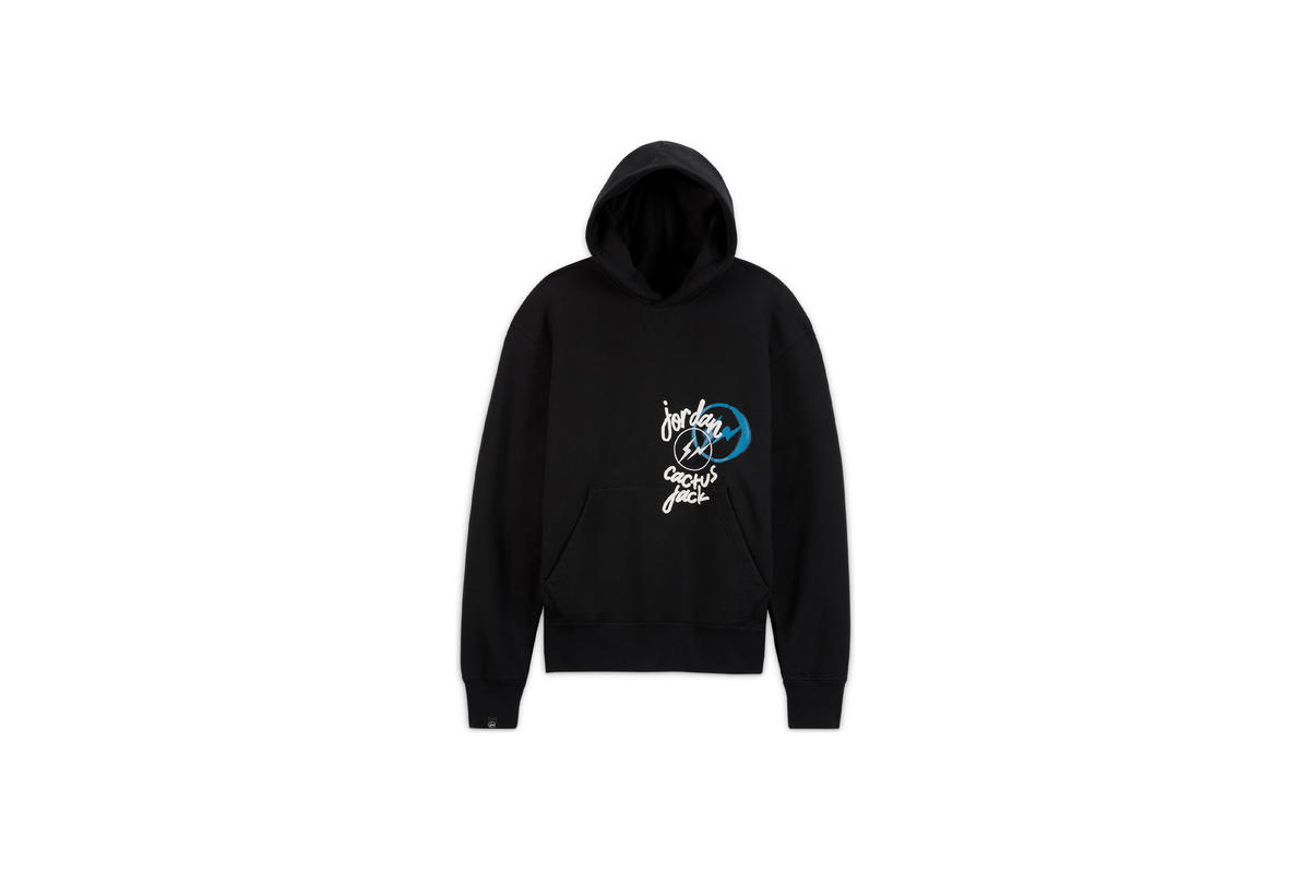 Jordan x Travis Scott, Fragment x Travis Scott x Fragment Fleece Hoodie - Black - Image 4